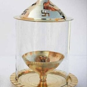 ROYALTRADERS Brass Table Diya