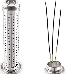 Stainless Steel Agarbatti Holder with Ash Catcher
