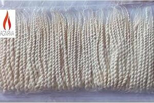 Agnirva White Twisted Double Thread Wicks (600 Pcs)