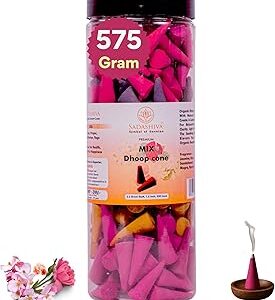 SADASHIVA Natural Herbal Dhoop Cones (230 Pcs)