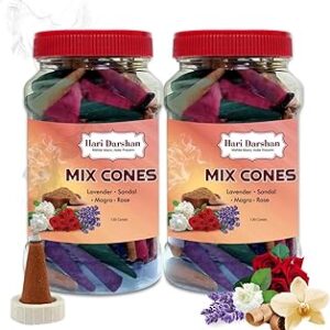 Hari Darshan Mixed Dhoop Cones (240 Units)