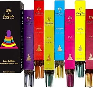 Simply Vedic Luxe 7-Fragrance Incense Set
