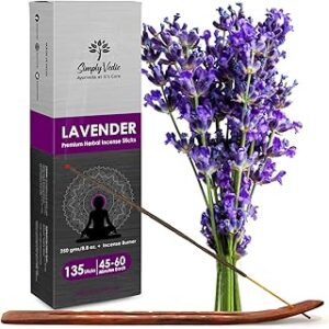 Simply Vedic Lavender Incense with Holder