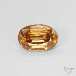 0.69ct Orange Zircon Oval
